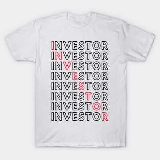 INVESTOR in Crossword (Light) T-Shirt